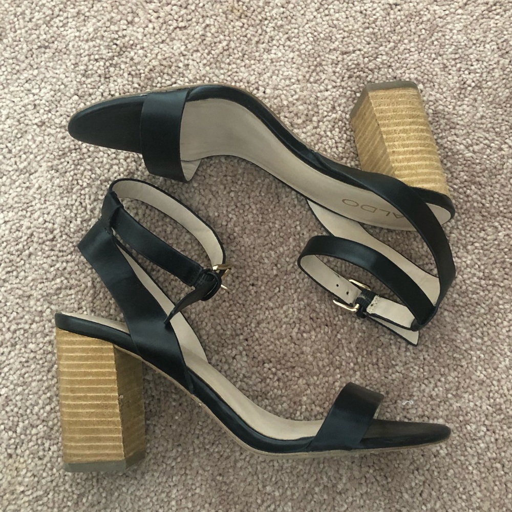 Aldo | Black Heeled Sandal